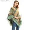 Dames Cape WeHello-mouwen sjaal voor dames Boheemse Poncho Capes Acrylvezels Mantel Herfst en Winter Toerisme Dame Nieuw L230920