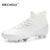 Safety Shoes DREAGLE Men's Soccer Adult High Ankle Football Boots Outdoor Grass Youth Training Sports Ultralight Sneakers 230919