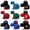 Monterade hattar Justerbar Baskall Caps All Team Logo Man Woman Outdoor Sports broderi Bomull Flat Stängda Beanies Flex Sun Cap Mix Order