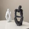 Dekorative Objekte Figuren Nordischer Denker Skulptur Kleines Quadrat Moderne Kunst Harzstatue Schreibtischzubehör Wohnzimmer Abstraktes Interieur 230920