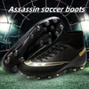 Safety Shoes Professional Football Boots Cronaldo Soccer Tfag Sneaker High Top Laceup Lightweight Free Flexible Shoe 230919