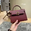 Una borsa di lusso Kaily da donna autunnale con motivo a palme, spalla singola, classica e versatile, tracolla in pelle di vacchetta da matrimonio, piccola