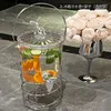 Butelki z wodą Picie butelki stołówka lodowe sok owocowy kawa przezroczystą lodówkę Lid Gym Garrafa Kitchen Pivware