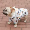 Hundkläder husdjur regnrock mops franska bulldoggkläder vattentäta kläder för regnjacka Poodle Bichon Schnauzer Welsh Corgi 230919