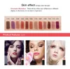 Lippenstift 12 Farben Kosmetikstift Matte Langlebige Pigmente Wasserdicht Lady Charming Lip Liner Kontur Make-up-Tool 230920