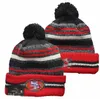 San Francisco Beanies Cap SF Wool Warm Sport Knit Hat Hockey North American Team Striped Sideline USA College Cuffed Pom Hats Men Women A0