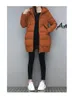 Doudoune femme 2023 mode hiver vestes et manteau veste à capuche coton col en fourrure femmes vêtements d'extérieur chauds grande taille