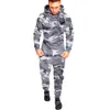 Tute da uomo Tuta militare Felpa con cappuccio Set Camouflage Con cappuccio Tuta per il tempo libero Uomo Felpa Pantaloni Tattici Sportivi 230920