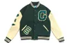 Kurtki męskie kurtki męskie Hip hop hafteryjacket college harajuku mody baseball płaszcze baseballowe Unisexvintage Letterman Varsity kurtka dla mężczyzn x0920