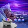 العناصر الجدة نجمة الإسقاط LED Aurora Bluetooth Ser Night Light Light Noise Galaxy for Bedroom Kids Decoration Home 230919