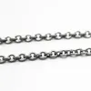 Schiff Schmuck Ganze 10 teile/los Glatte edelstahl silber dünne 3mm Runde Rolo Link kette halskette Mode Schmuck Frauen 2853