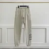 Pantalon de survêtement Pantalon de survêtement Sweat à capuche Hommes Femmes Big Lettre réfléchissante Pantalon Pantoufle 100% Pantalon en coton épais de haute qualité Grande taille