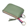 Portefeuilles Echt Leer Sleutelhanger Mannen Vrouwen Sleutelhouder Organizer Pouch Koe Split Auto Portemonnee Huishoudster Case Mini Kaart Tas J95