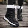 S Designer Brand Women Snow Boots Star Shoes Chunky Martin Boot Fluff Leather Outdoor Winter Black Fashion Non slip Wear Resistant Fur Shoe Item