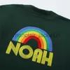 Herren Hoodies Sweatshirts 2023 Neue Noah Strickjacke Mäntel Regenbogen Gestickte Taste V-ausschnitt Männer Frauen NOAH Jacken J230920