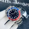 Luxe herenhorloge Top Rood Blauw Pepsi Hoogwaardig automatisch mechanisch horloge 904L roestvrijstalen horloge 40 mm Lichtgevend zakelijk sporthorloge met doos