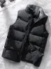 Coletes masculinos inverno para baixo acolchoado colete quente homens impermeável sem mangas jaqueta slim fit camuflagem casual puffer gilet colete plus size 8xl 230919