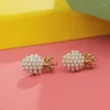 Stud Earrings ZOSHI Fashion Pearl For Women Cute Mini Pineapple Female Jewelry Wedding Party Earring