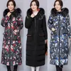 Trenchs de femmes Manteaux d'hiver Veste Femmes Camouflage Long Manteau Femme Parka Coréen Épais Rembourré Vestes À Capuchon Parkas Mujer 2023 KJ675