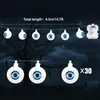 Outros suprimentos para festas de eventos LED Halloween Decorativo Eyeball String Light Home Bateria Flash Room Halloween Party Supplies Jardim Pátio 230920