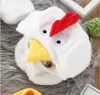 Zestawy odzieży 3PCSSet Baby Chicken Costume dla chłopców dziewczęta Halloween Easter Fancy Sukiet z butami dla niemowląt polaru Rompers 230919