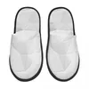 Slippers Winter Slipper Woman Man Fluffy Warm Abstract White Hole Mesh House Shoes