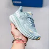 Детская обувь Hokas для девочек и мальчиков Кроссовки Hoka Big Kid Bondi Clifton 8 Молодежные кроссовки для бега для малышей Черные, белые, синие, желто-оранжевые, розовые Детские кроссовки PS Размер США 11C-5Y 28-36 евро