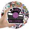 New Waterproof 10 30 50PCS Sports Volleyball Cartoon Stickers DIY Skateboard Laptop Phone Guitar Graffiti Decal Sticker Kid Toy st2293