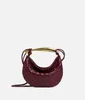 Abottegas BVneta AJodie Mini Tote Teen Intrecciato Bolso de noche de diseñador Bolso de cuerno Bolso cruzado Bolso tejido Bolso