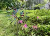 Garden Decorations Model Metal Color Garden Rotating Windmill Ornament Metal Wind Chimes Garden Yard Outdoor Decoration 230920