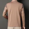 Kadın Polos Street Giyim Moda Erkek Çizgili Polo Gömlek Bahar Sonbahar Pamuklu Erkek Giysiler Cepleri Uzun Kollu Gevşek İş Üstleri 230919