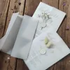 Greeting Cards 50Pieces A5 Vellum Jacket Transparent Invitation Wraps Sleeves Gate Fold Wedding 135gsm Paper 230919