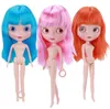 Dockor 30 cm fogade BJD -dockor för tjej Blyth Doll Color Hair Diy Makeup Nude Doll Dress Up Toys For Girls Kids Gifts 230920