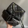 Fashion Bags The latest 23a smooth cowhide caviar duma Frog Backpack Diamond-check tramp bag lady