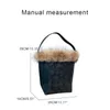 Evening Bags Vintage Bucket Composite Underarm For Women Luxury Designer Handbag And Purse 2023 In PU Leather Plush Ladies Shoulder