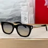 Classic high-quality designer sunglasses for driving beach gatherings women oval sheet frame gradient lenses metal legs casual men SL582