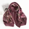 Wool Scarf Neck Warmer Women Beige Echarpe Wraps with Tassel Fine Cashmere Scarves Large Foulard Femme for Ladies