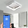 Intelligente App-Deckenventilatorlampe mit Licht, flügellose Fernbedienung, ohne Flügel, DC-LED-Zirkulator, Schlafzimmer, Wohnzimmer, Büro, Ventilatoren