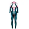 Catsuit Costumes Anime My Hero Academia Ochaco Uraraka Asui Tsuyu Fropsy Cosplay Costume Wig Tight Printing Jumpsuits Woman Sexig Carnival Suit