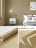 Wallpapers Modern Plain Solid Color Linen Wall Papers Home Decor Non Woven Bedroom Living Room Wallpaper Roll For