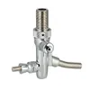 Bar Tools G5/8 Shank Beer Tap Adjustable Flows Chrome Draft Long Stem Home Brew Keg with Ball Boba Straw Lock Disconnect 230920