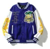 Jaquetas masculinas NT860 Saint Baseball Jackets Homens Designer Jaqueta Mulheres High Street Bordado Emblema Mens Casacos X0920