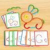 Boxen Lagerung Holz Kreative Sticks Und Ringe Puzzle Intelligenz Spiel Montessori Frühen Kindheit Pädagogisches Spielzeug Für Kinder 3 Jahre alt 230920