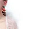 Baumeln Ohrringe Koreanische Vintage Acryl Lange Für Frauen Schmuck Geometrische Runde Kette Pendientes Drop 2023