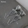 Orecchini pendenti Bastiee in argento 925 per le donne Regali fatti a mano Vintage nappa lunga gioielli etnici Pendientes Aretes De Mujer