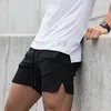 Shorts masculinos 2023 esportes homens beaching zip bolso calças musculação sweatpants fitness jogger correndo ginásios