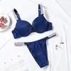 Sexy Women Letter Bra Underwear Set Comfort Brief Brief Push Up and Panty 2 Piece for Lingerie LJ201211262X
