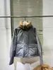 Mulheres para baixo parkas jaqueta itália moda fino ajuste gola penas casacos engrossar inverno mulher casaco frio 230919