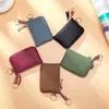 Portefeuilles Echt Leer Sleutelhanger Mannen Vrouwen Sleutelhouder Organizer Pouch Koe Split Auto Portemonnee Huishoudster Case Mini Kaart Tas J95