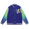 Herenjassen 2023 Heren Designer Leren Baseball Jas Mode Varsity Bomberjacks Sport Windjack Casual Ritsjassen Heren Bovenkleding Jas Maat M3XL kk12 x09